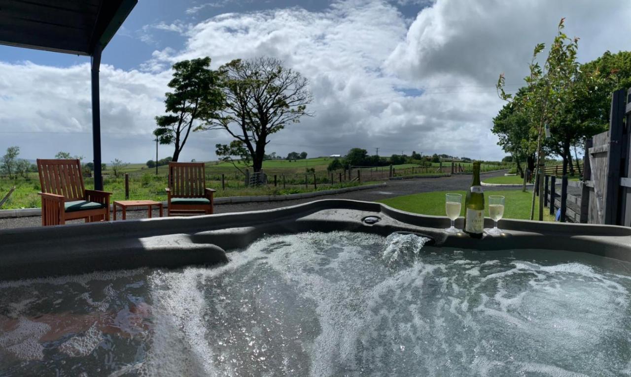 Deerfin Rentals Private Chalet With Hot Tub Ballymena Eksteriør bilde